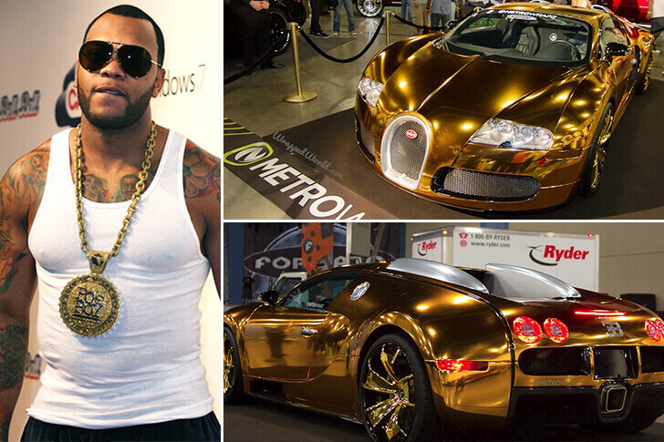 Flo Rida - “Gold” Bugatti Veyron