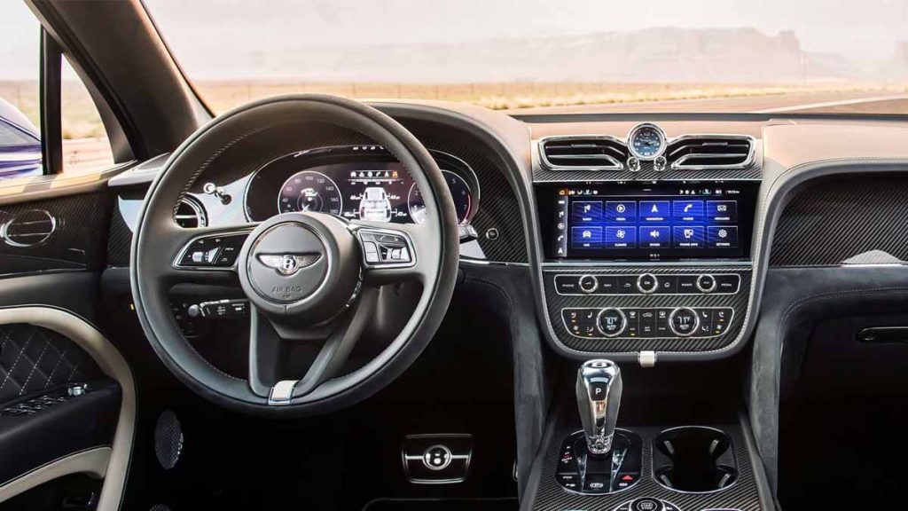 Bentley Bentayga Speed 2020 interior