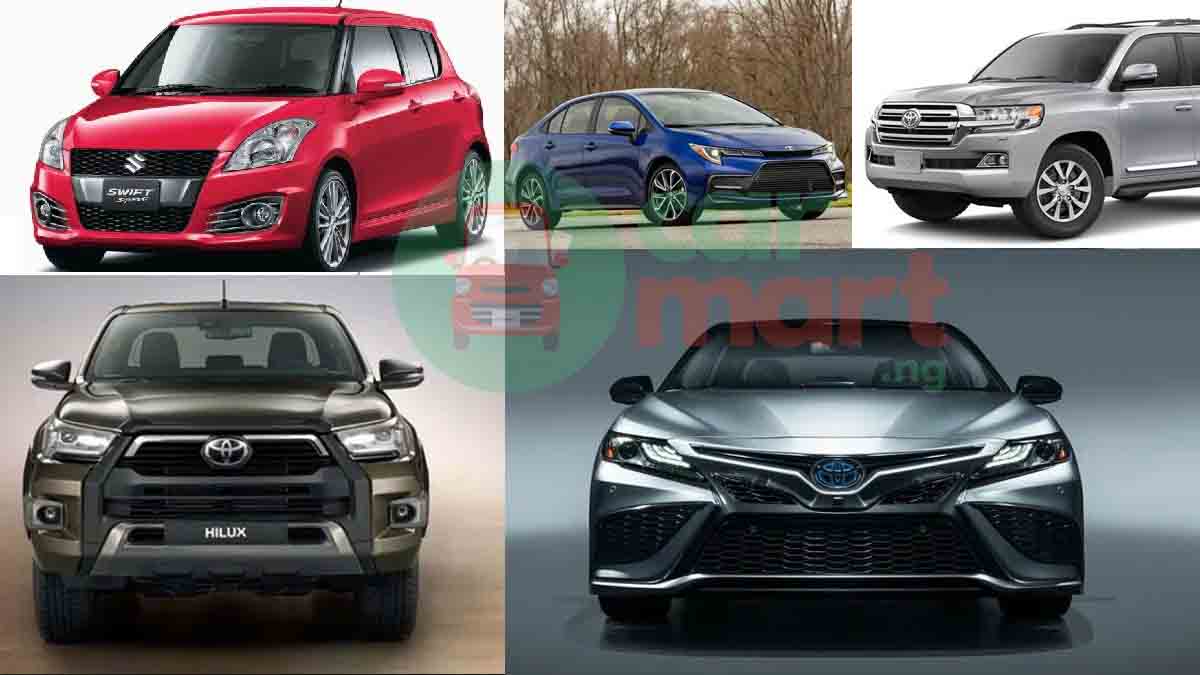 10 most popular cars in Ghana