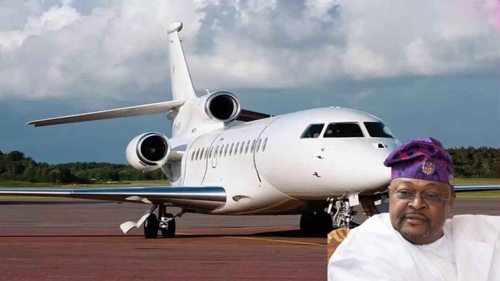 Mike Adenuga private jet