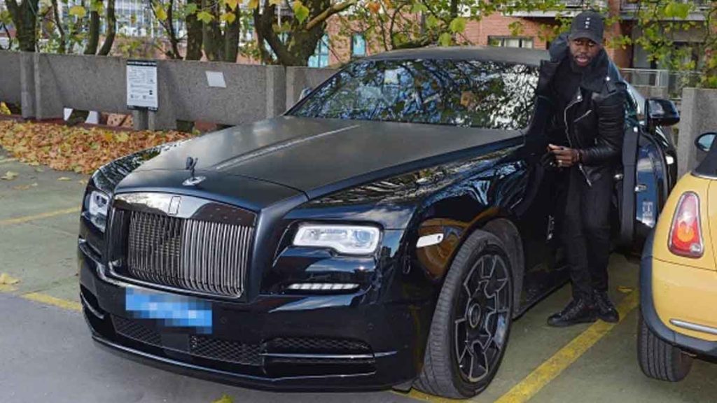 paul pogba Rolls-Royce Wraith