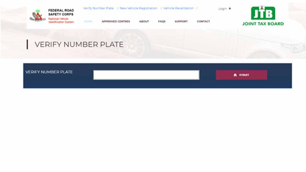 plate number verification in nigeria