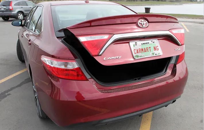 2015 Toyota Camry Cargo Space