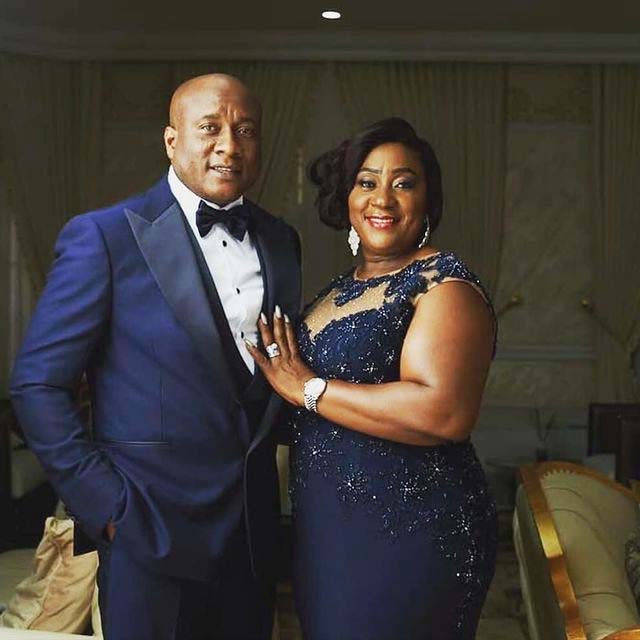 Allen Onyema and wife