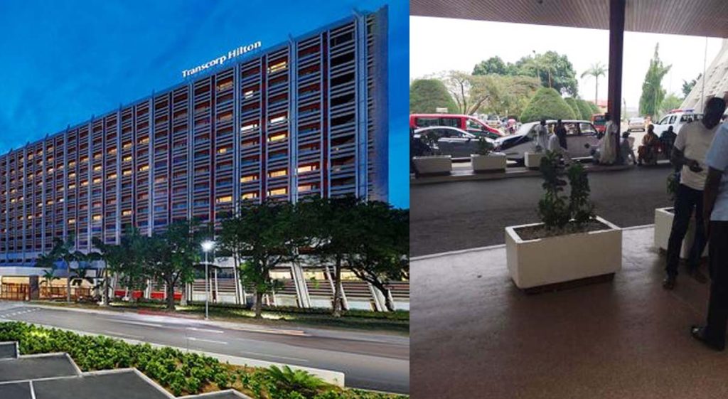 Transcorp Hilton Abuja parking