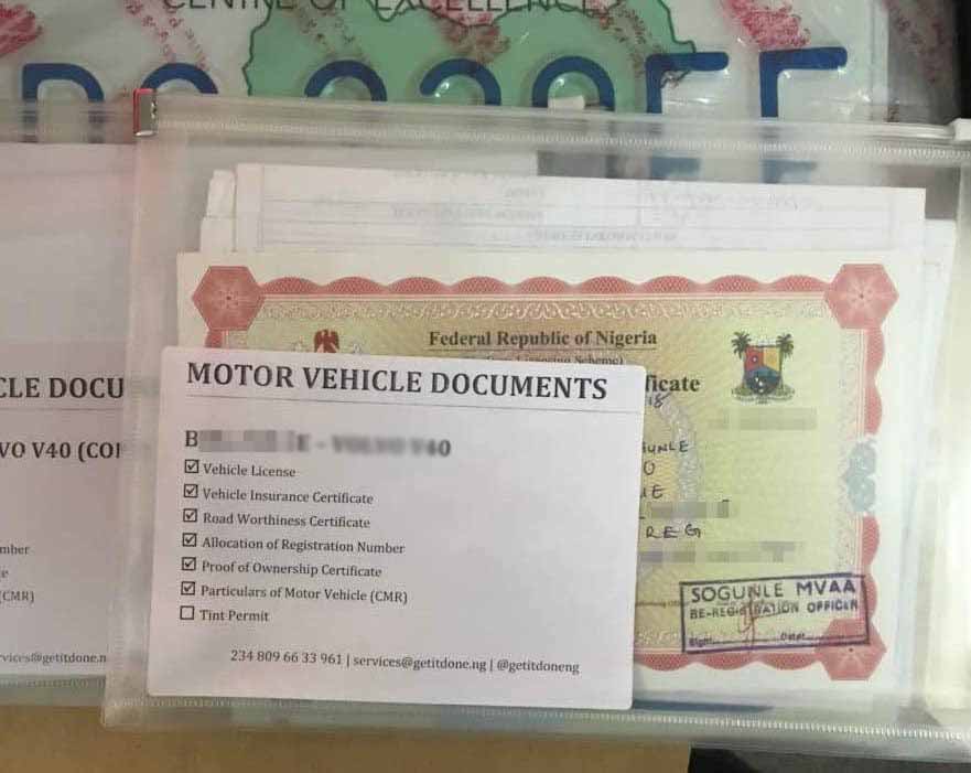 vehicle registration in nigeria