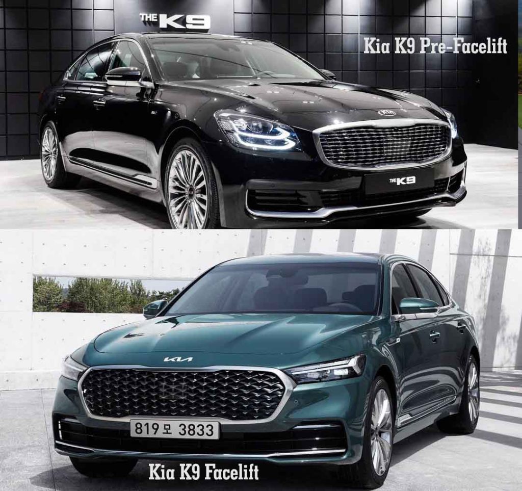 Kia K9 Facelift Front