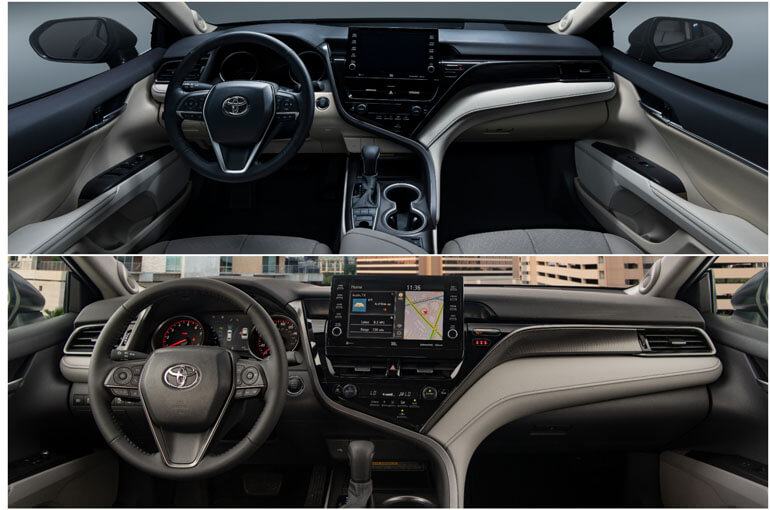2021 Toyota Camry Vs Toyota Corolla Interior