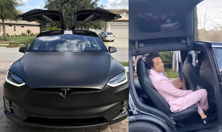 jay z Tesla Model S