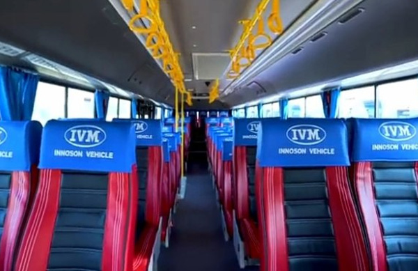 Interior of IVM 6115 CNG ‘Gas-powered’ Vehicle