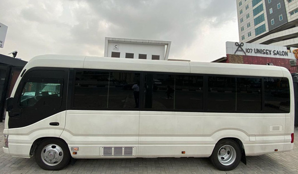 2021 Toyota Coaster Bus Vip Armored  side view