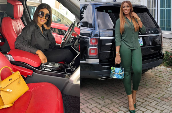 Celebrity Blogger Linda ikeji got the best car Interior, as she shows off her exotic Range Rover interior that got people talking