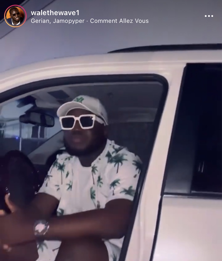 Wale The Wave in his new LexusGX460