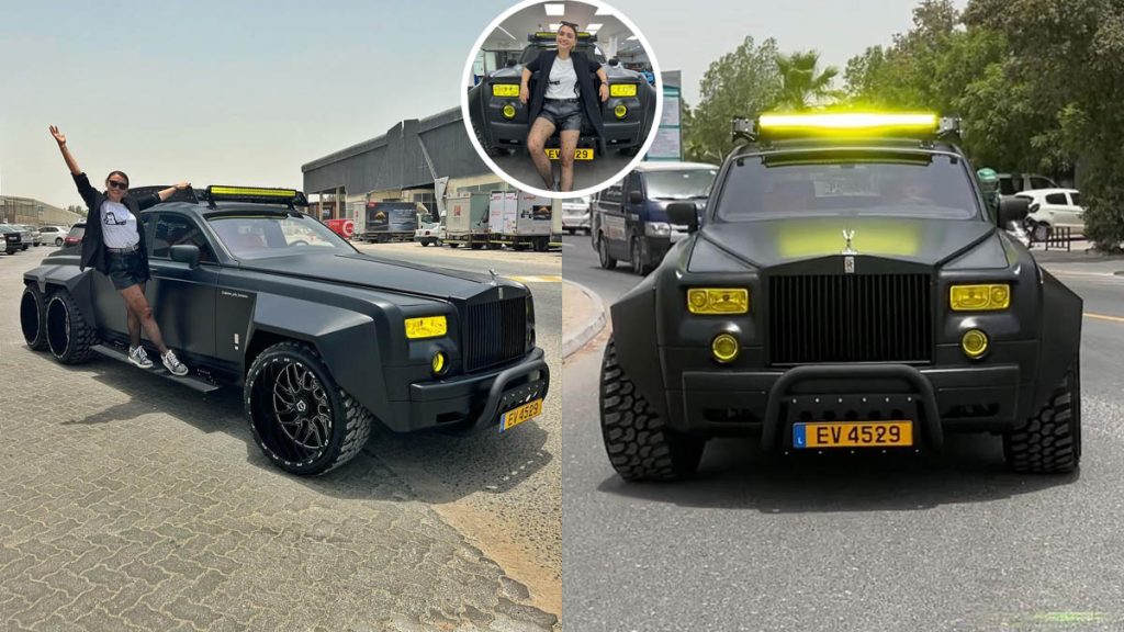 Check out this Rolls-Royce Phantom Turned Into A Six-wheeled Off-roading Beast