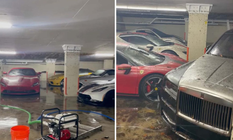  How Flood Completely Destroyed Someone’s $3 Million Supercar Collection