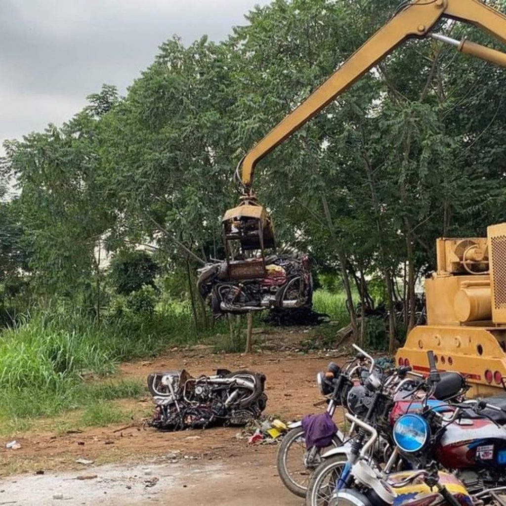 motorcycles impounded by Lagos