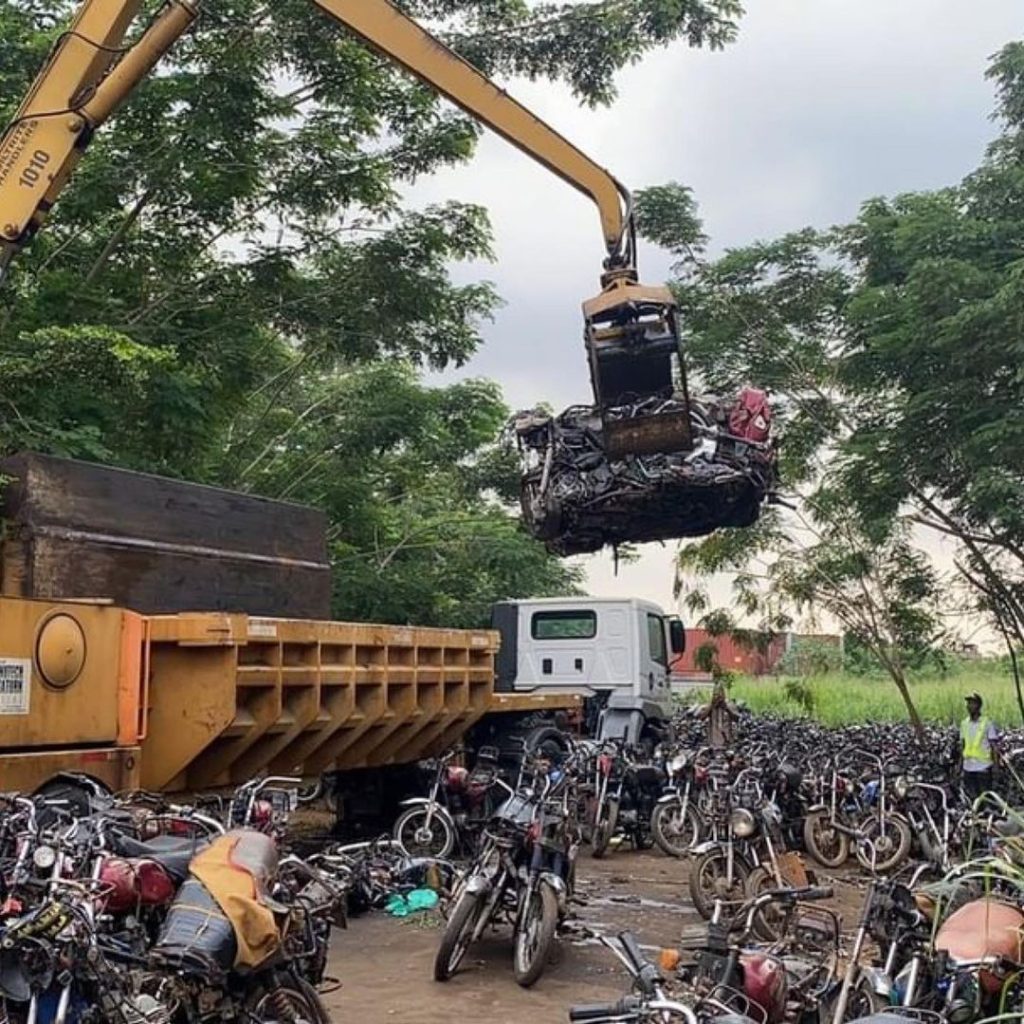 motorcycles impounded by Lagos