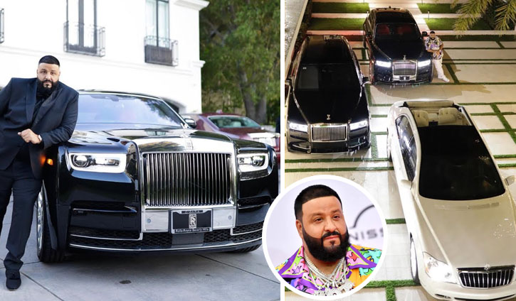 Check out Dj Khaled's Car collection, from Rolls Royce Wraith, Maybach Landaulet