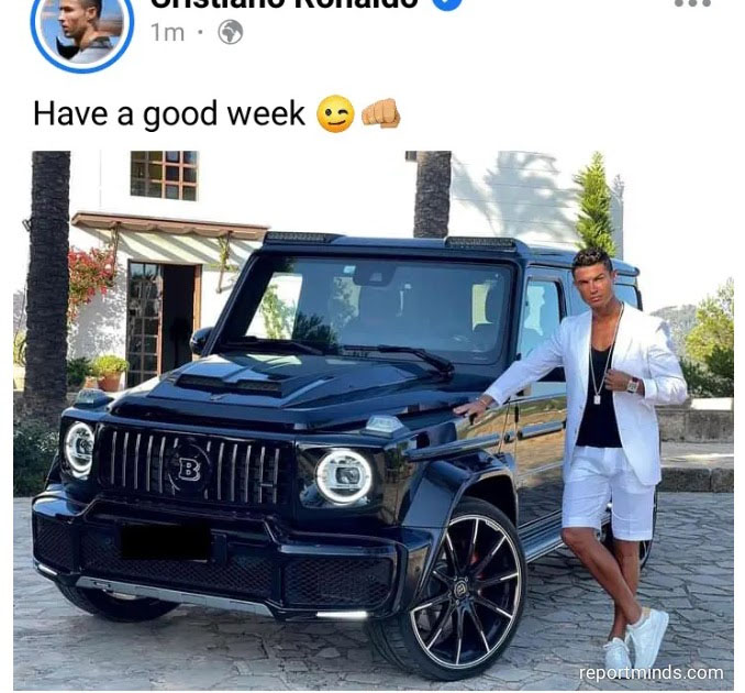 Ronaldo Mercedes G-Wagon Brabus