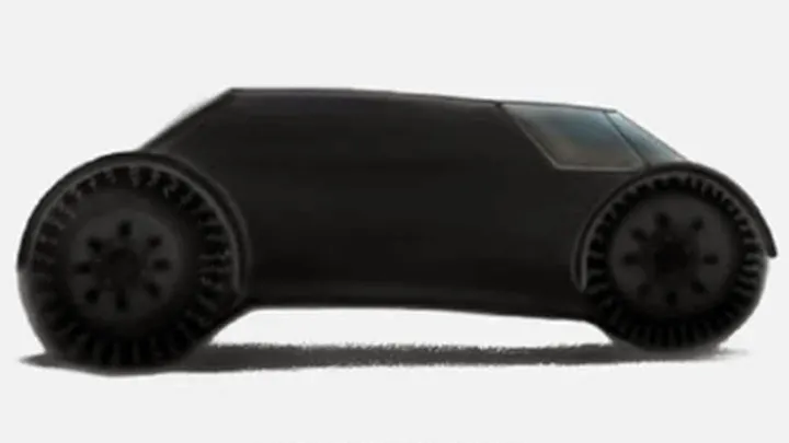 The design concept of the Donda Foam car