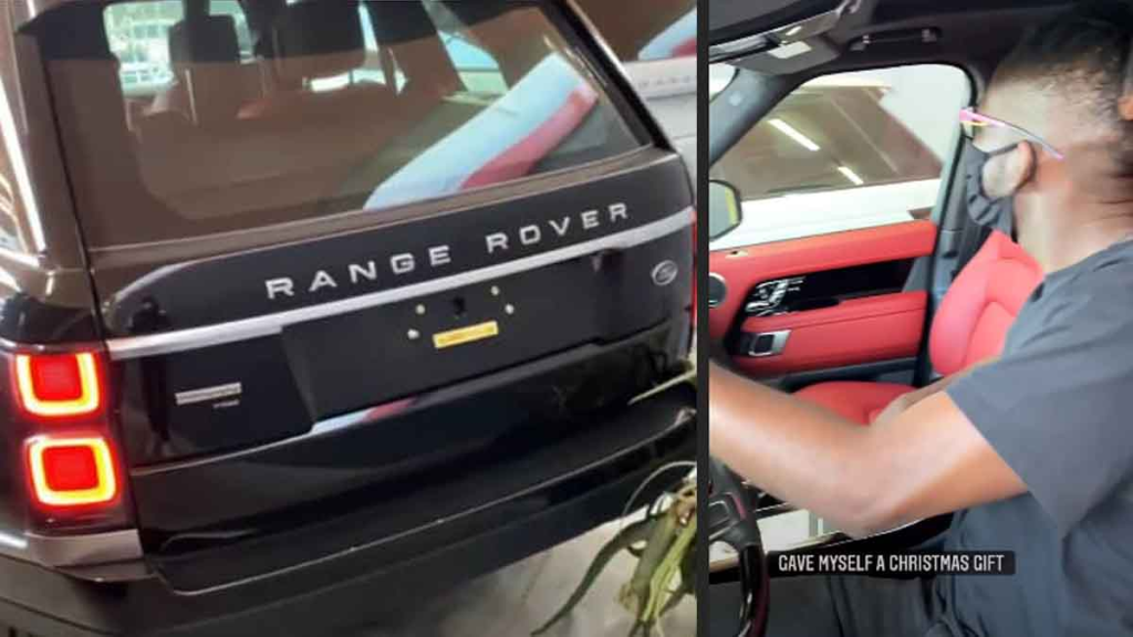 Mr. Eazi gift himself a Range Rover for Christmas