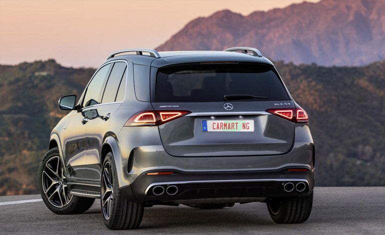 Back view of the 2022 Mercedes GLE