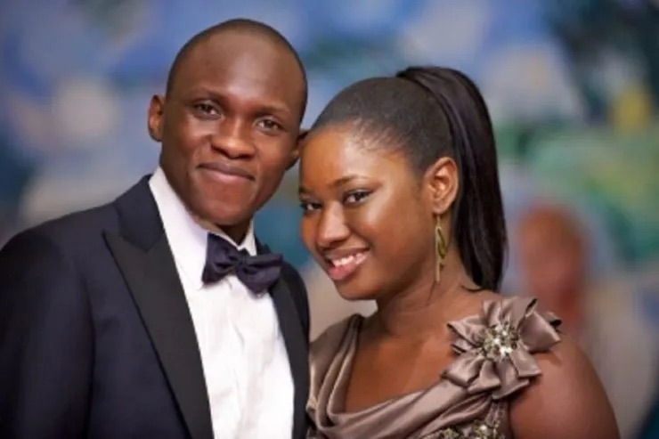 Tobi Adeboyega and his wife Tosin Otedola