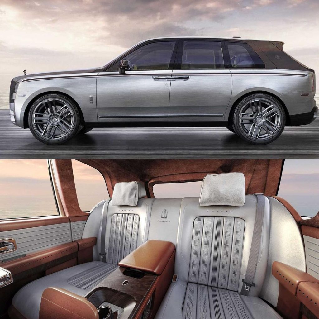 Rolls-Royce Cullinan Yachting Edition side and interior