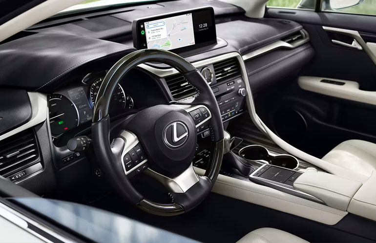 control view of 2022 Lexus RX 350