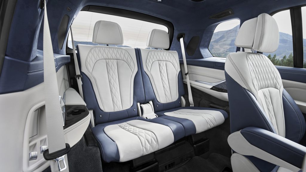  Third Row Seat Of The 2019 BMW X7