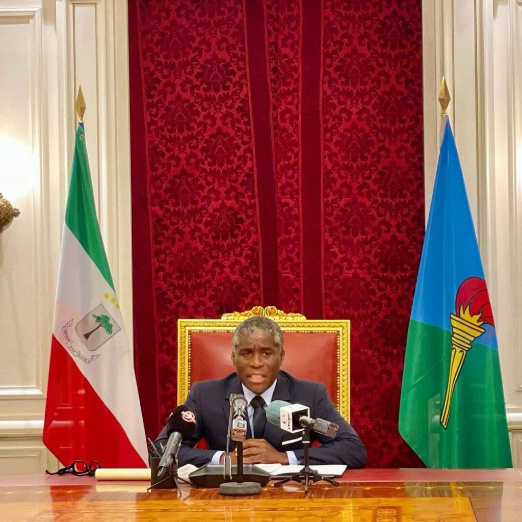 Equatorial Guinea's Vice President Teodoro Nguema Obiang Mangue