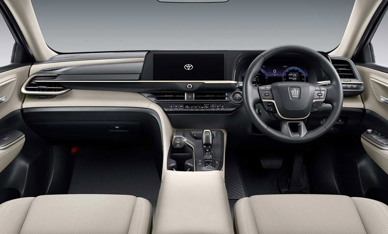 Front Interior of the 2023 Toyota Crown