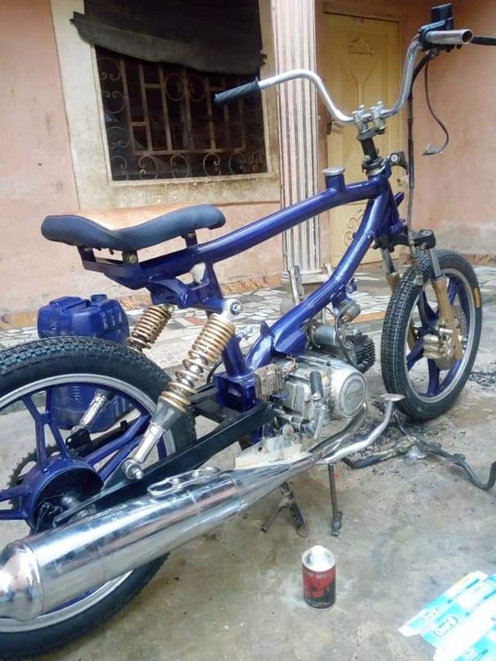 Nigerian Man's Self-built Motorcycles