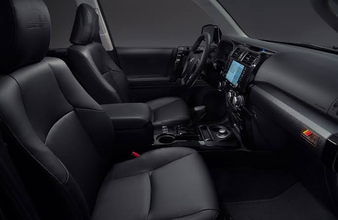 Interior & Front Seat View of The 2023 Toyota 4Runner