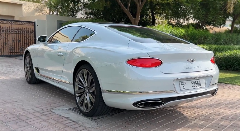 Engine Of The 2022 Bentley Continental GT Speed