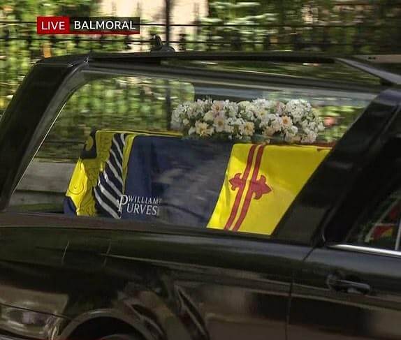 The Queen's coffin leaves Balmoral
