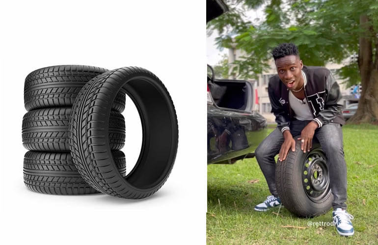 Why Are Car Tyres Always Black In Colour - Why Not White Tyres, Reasons will shock you