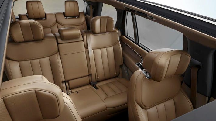 inside 2022 Range Rover SE