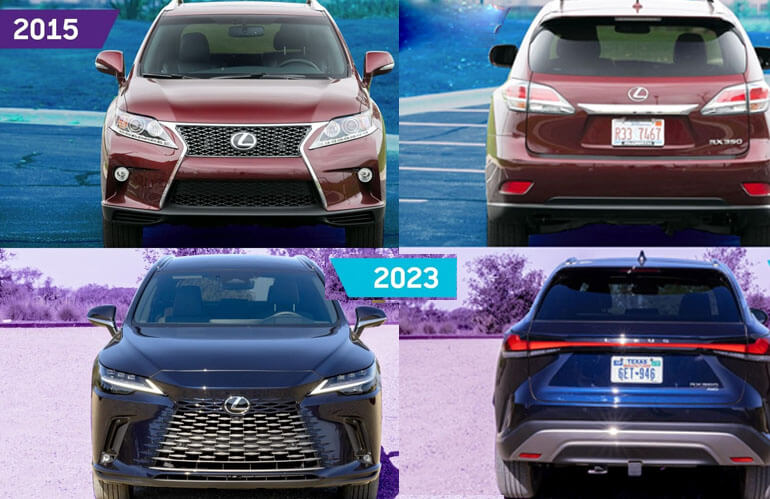 2015 Lexus RX Vs. 2023 Lexus RX - Which Do You Prefer