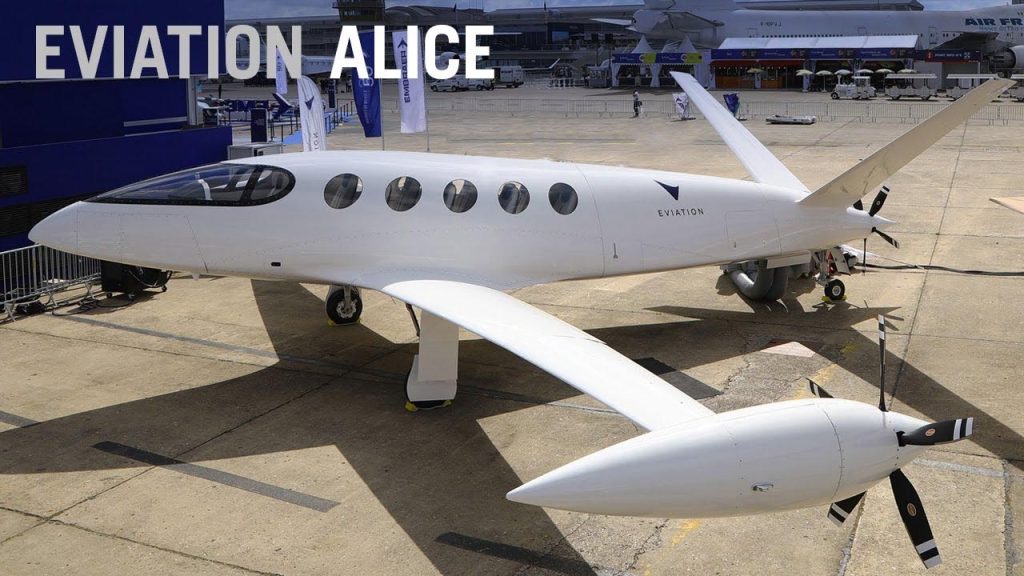 Alice all-electric passenger airplane