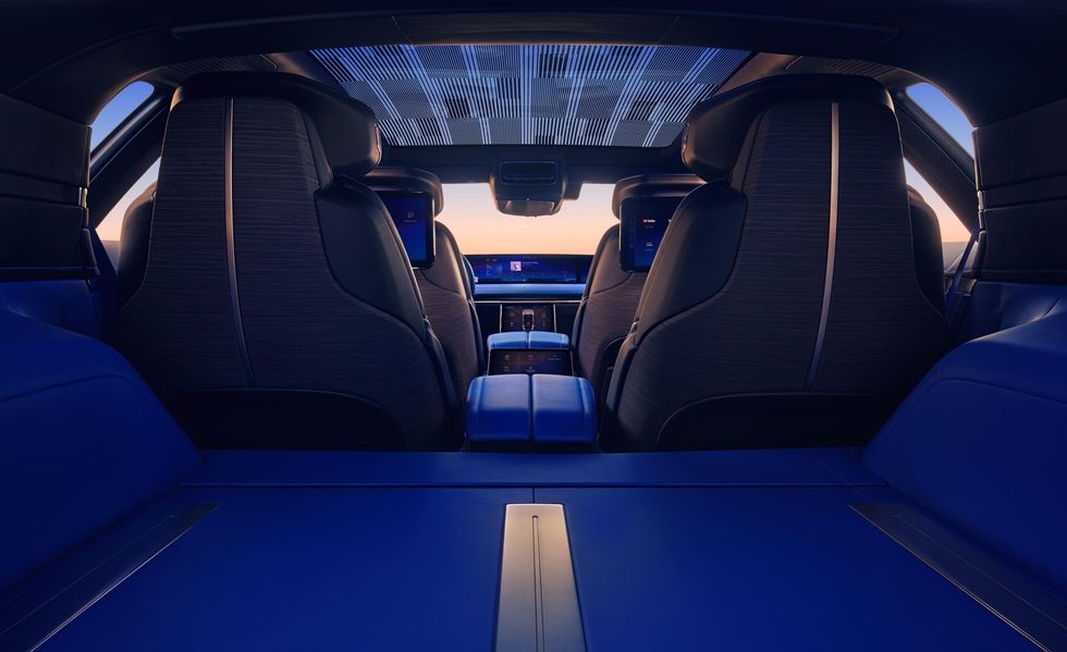 Interior of the Cadillac Celestiq Luxury Sedan