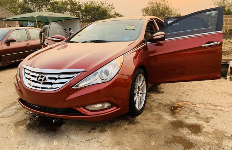 2012 Hyundai Sonata Red Automatic Foreign Used