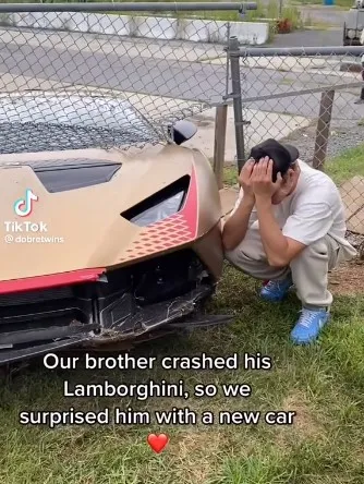 The Crashed Lamborghini