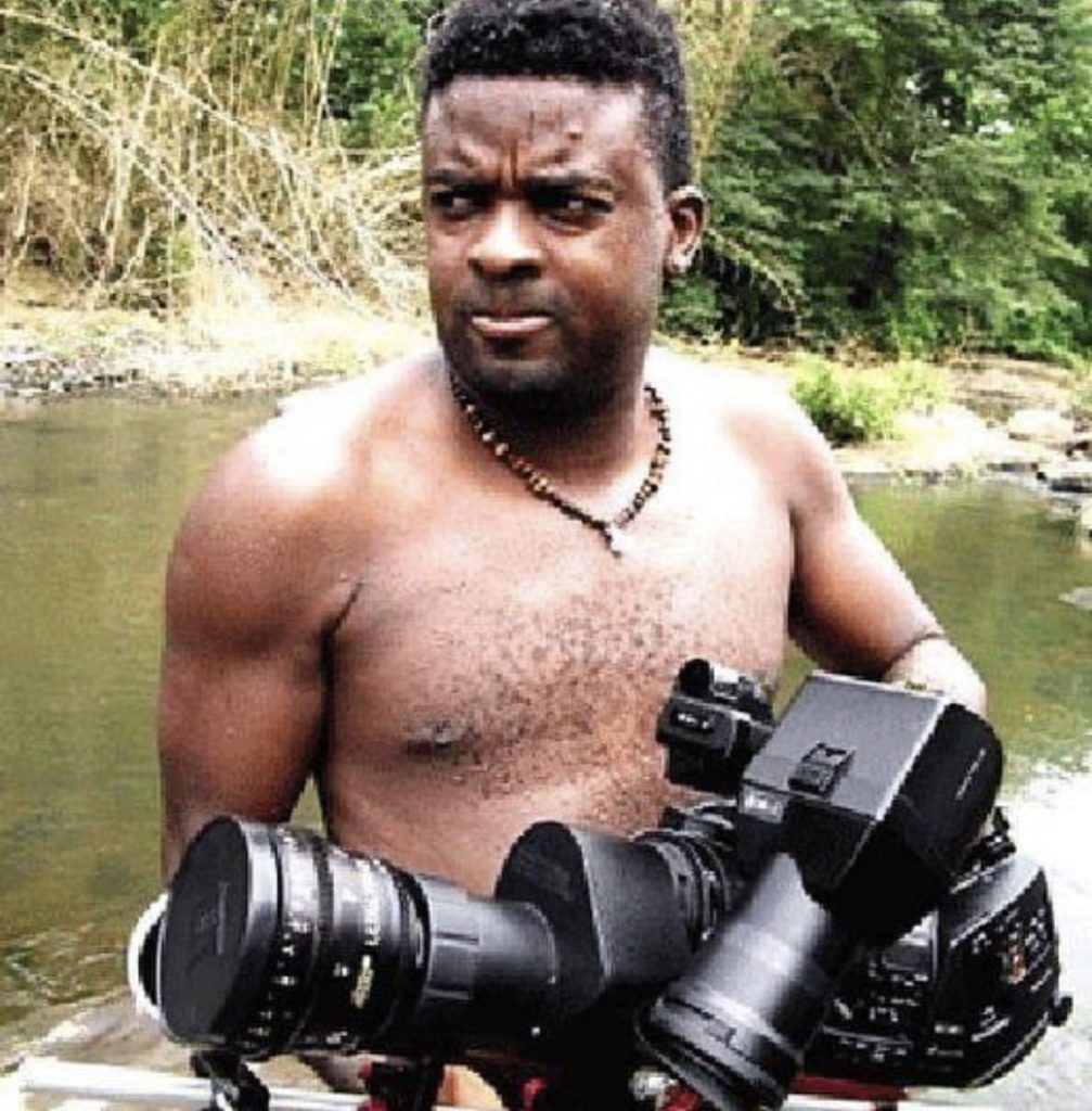 Kunle, in his early directorial days 