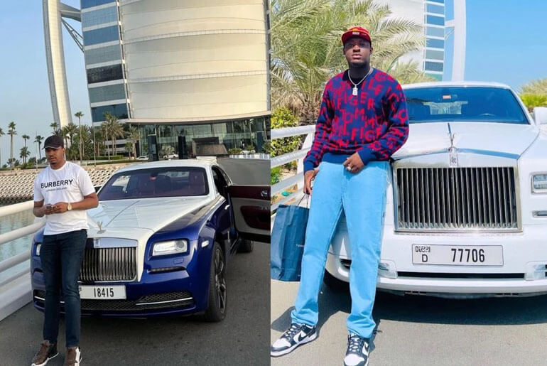 Carter Efe or Man Like Chico, Who Got The Best Pose, Same Location, Same Rolls Royce