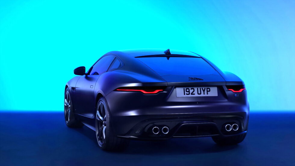 Rear View of the 2023 F-Type