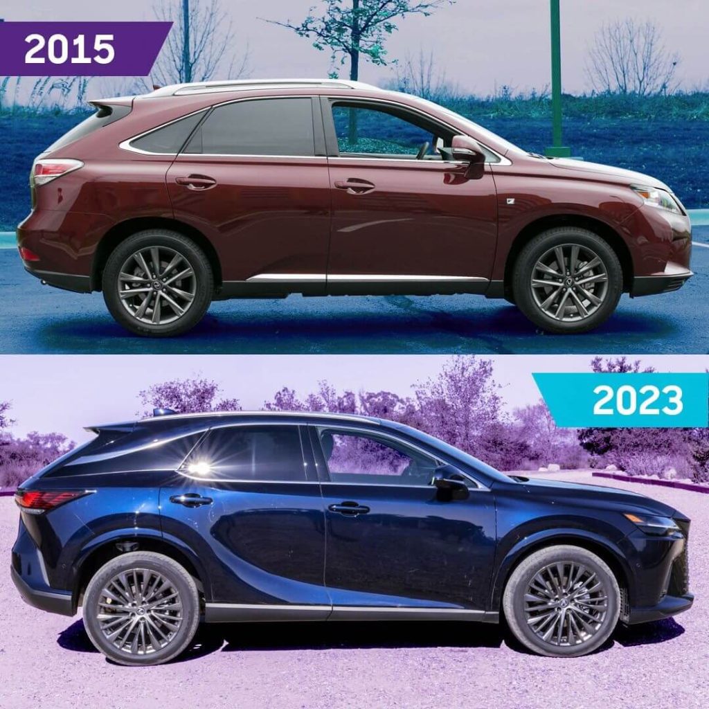 Which Do You Prefer - The 2015 Or 2023 Lexus RX