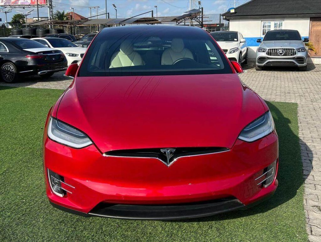 front view of 2020 Tesla Model X in Nigeria