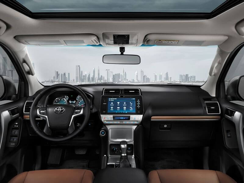 Interior Of The 2022 Toyota Prado