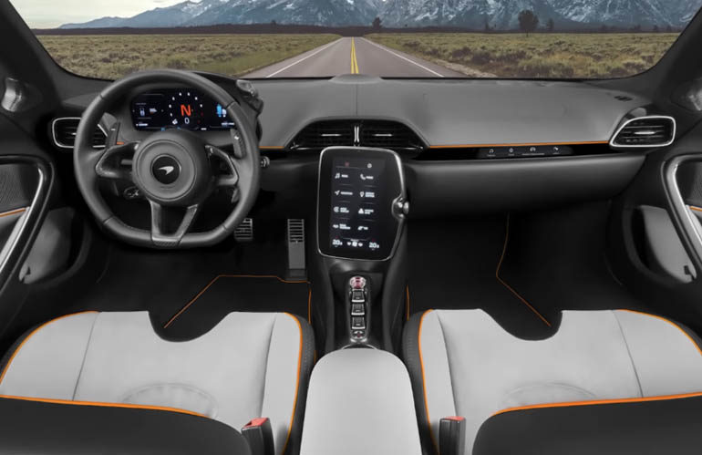 McLaren SUV interior